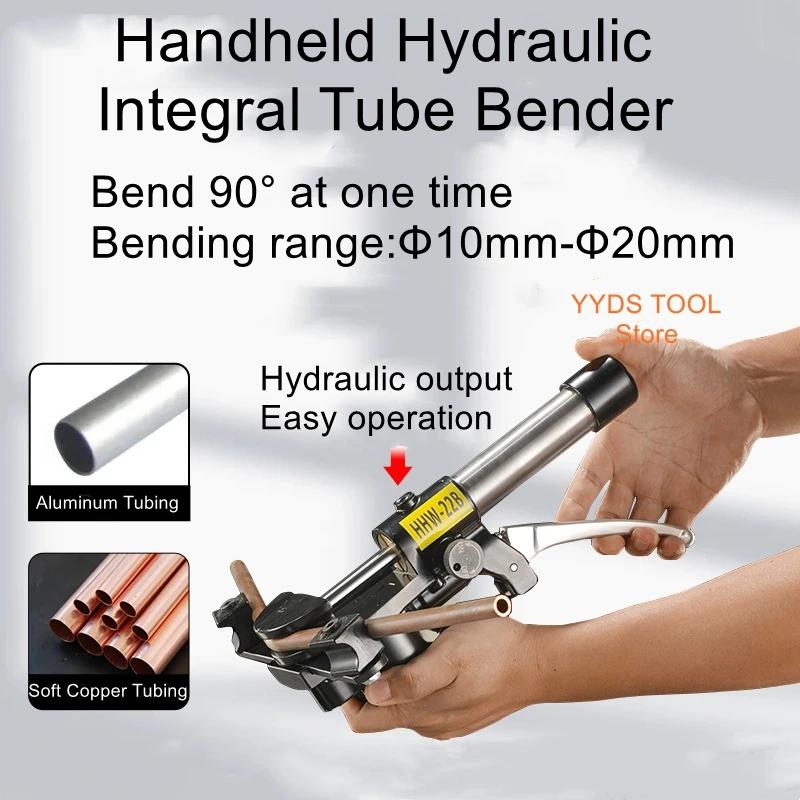 HHW-22B hydraulischer Rohrbieger, Rohrbieger, manuelle Biegemaschine, kleiner Rohrbieger aus Edelstahl