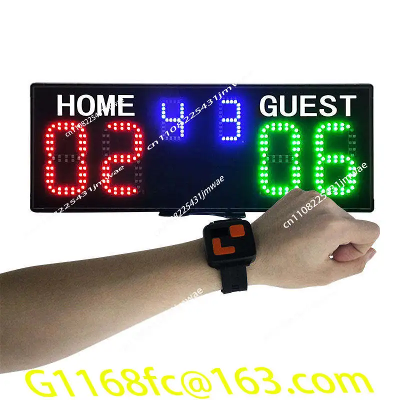 Portable Digital Scoreboard Electronic Basketball Scoreboard with Wrist Control