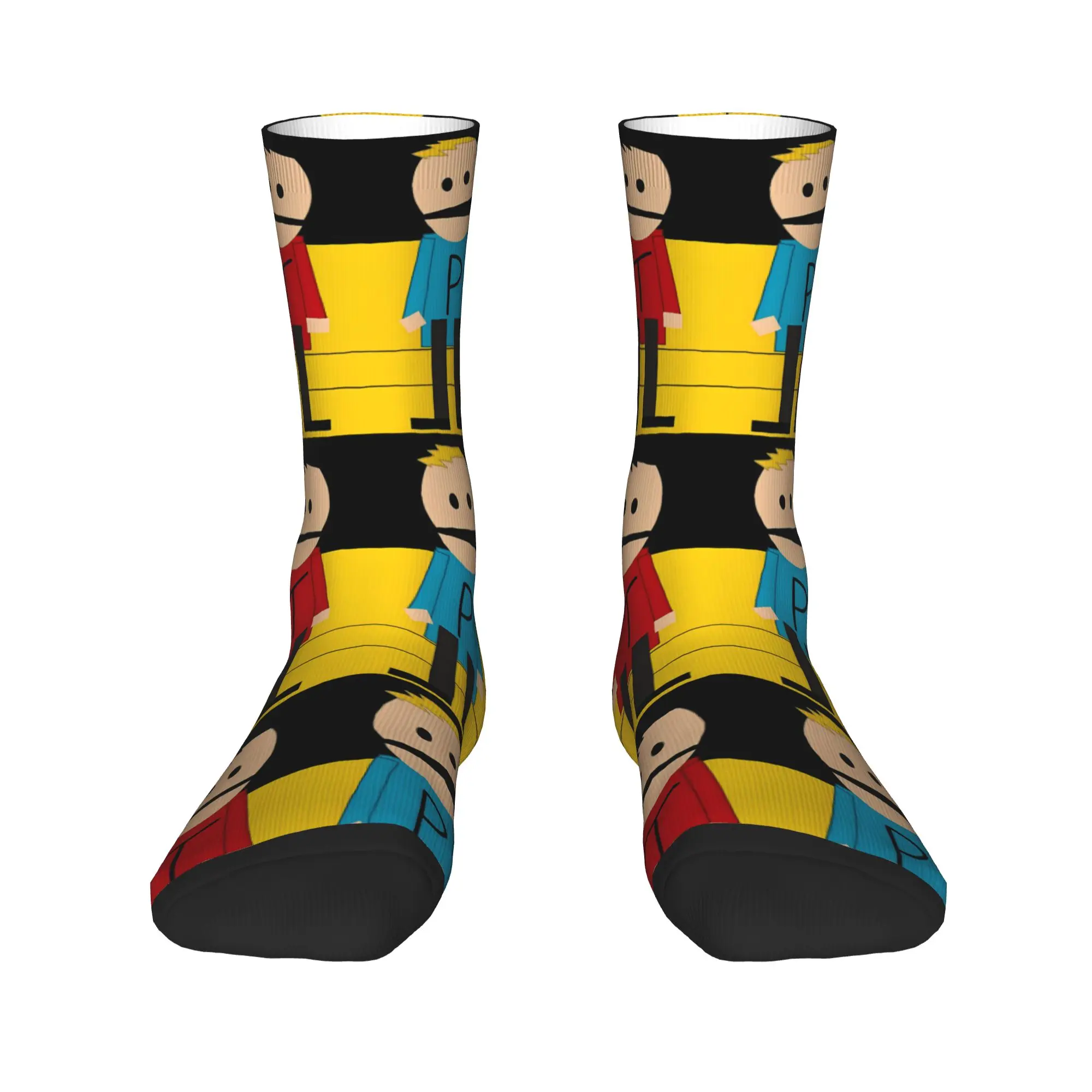 ساوثز باركس كارتمان جوارب الرسم جوارب بأشكال مضحكة الخريف عدم الانزلاق الجوارب الرجالية الرياضة في الهواء الطلق تنفس الجوارب #2