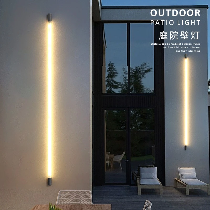 

mp Villa courtyard wall Outdoor errace balcony lamp Solar lamp Aisle wall