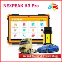 NEXPEAK K3 Pro OBD2 Professional Full System Diagnostic Tool Car Code Reader Scanner IMMO ABS Active Test Automotive Scanner