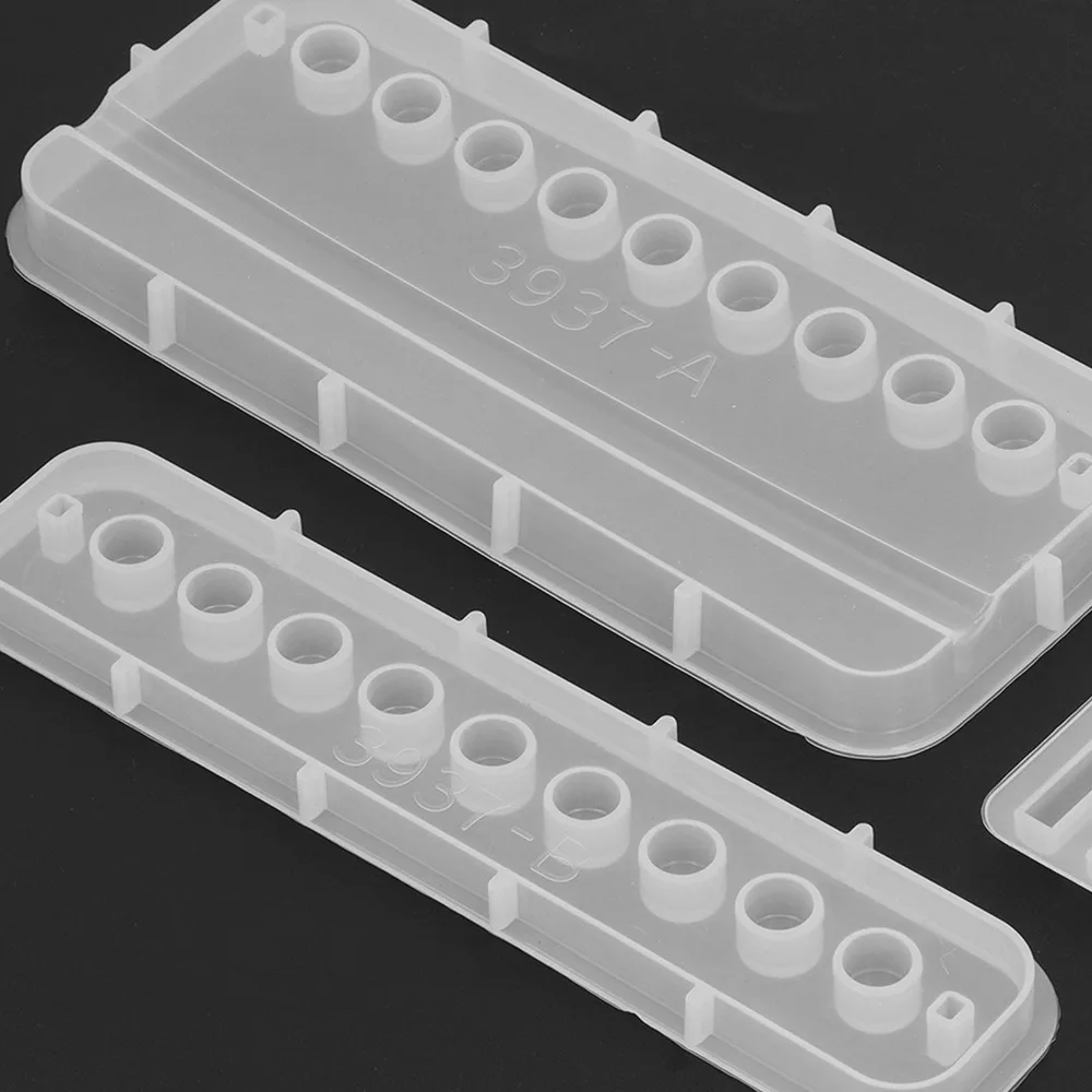 4pcs Silicone Material Pen Holder Mold Easy Demoulding Soft Tear Resistant Pencil Storage Rack Mold Desktop Organizer Mold