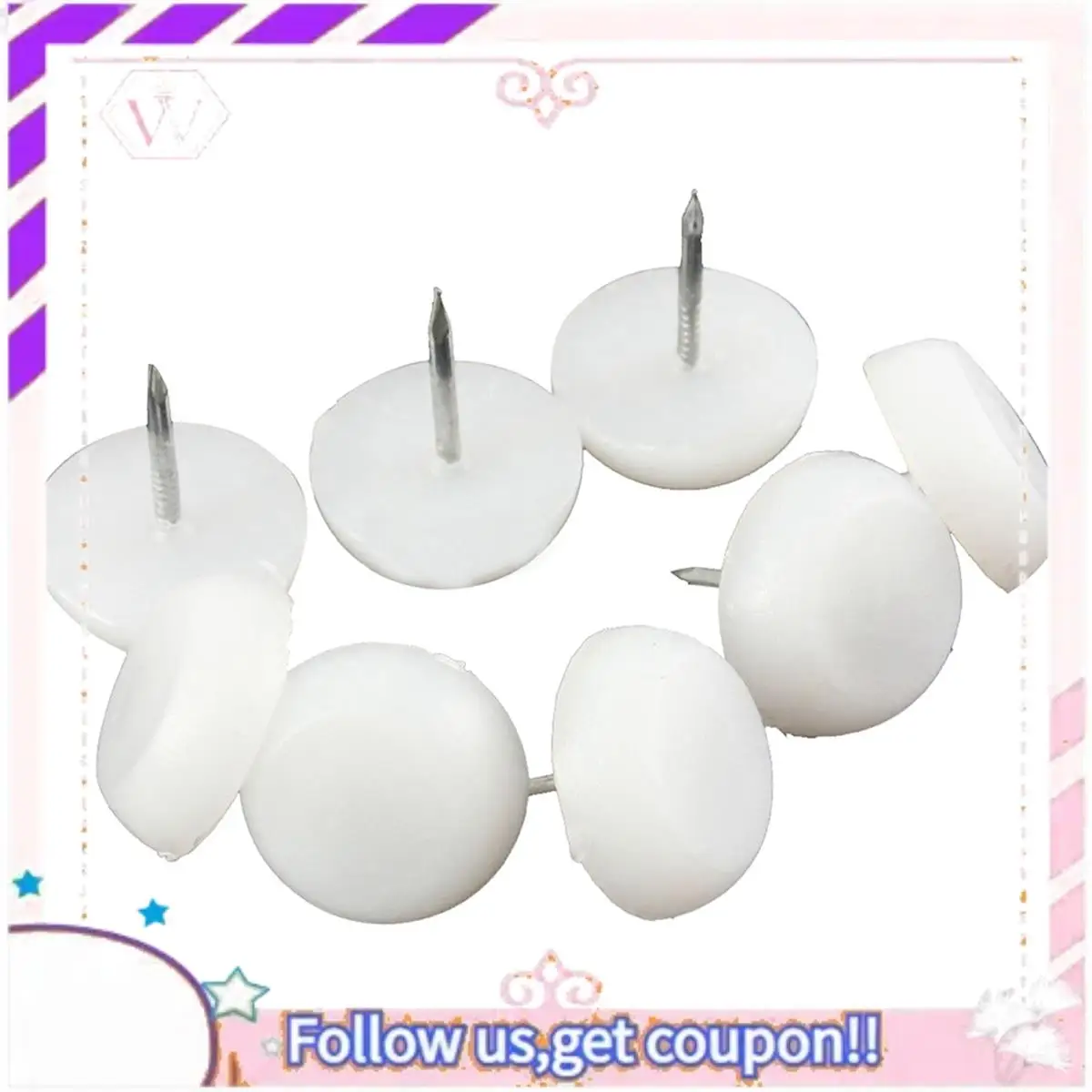 Y74A-160X, Almohadilla para pies de fieltro de 20 mm, Protector de uñas deslizante, pata de mesa para silla y muebles