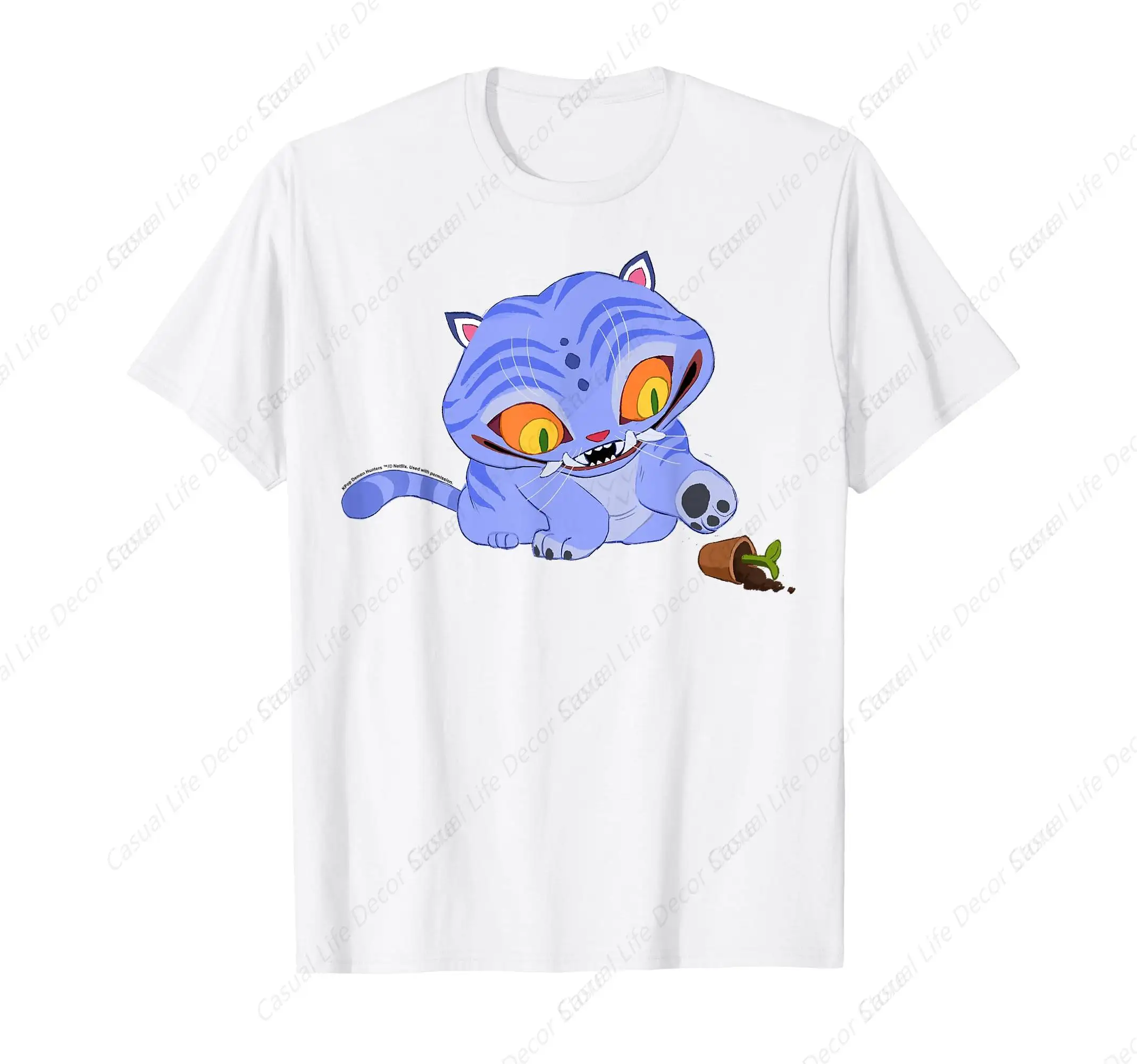 

Demon Halloween Derpy Playing with Plant Vase T-Shirt