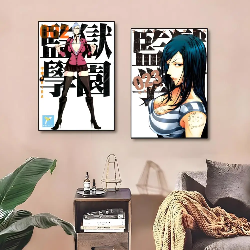Manga Raunchy Comedy Prison School Painting Calligraphy Poster ‌decor Canvas Modern living room