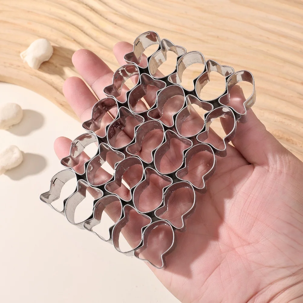 Baking Molds Fish Shape Molds Holiday Baking 25 Cavity Cutter Baking Efficiency Easy To Clean Fun Baking Activity