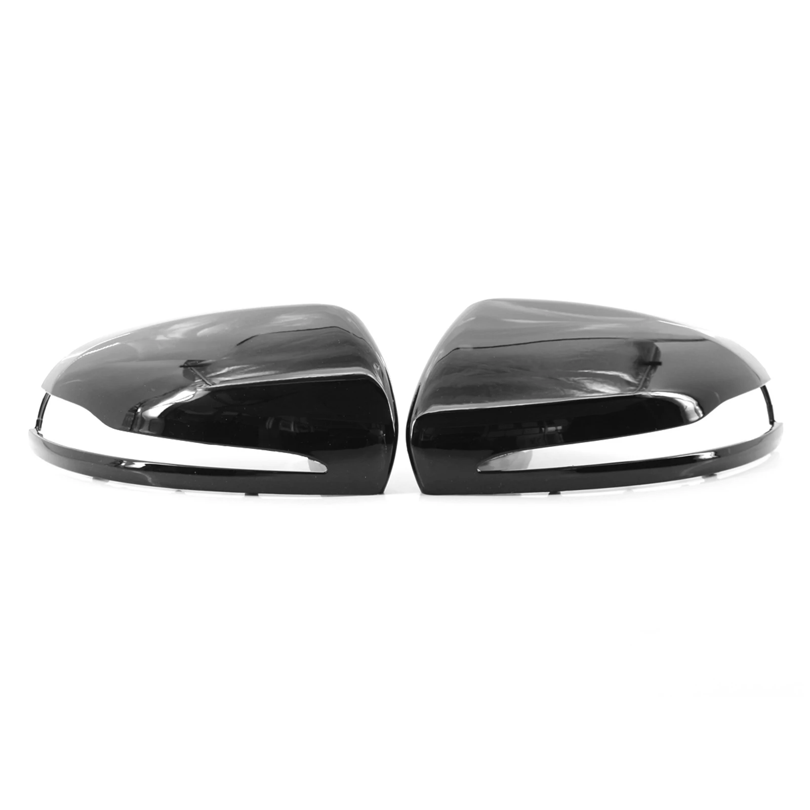 2pcs Side Mirror Cover Rearview Mirror Housing Left Drive Replacement for Mercedes Benz W205 C205 V205 S205 2014-2020 A099810820