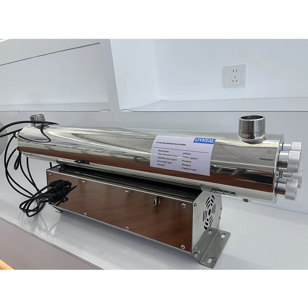 

UVKEAL Water Filter 12GPM Residential UV-LED Water Purification Device Energy-Saving Whole-House Water UV-LED