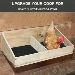 1pc-Comfortable Soft Pet Chicken Coop Pad Easy To Clean Small Animal Bedding Mat for Cozy Nesting and Resting