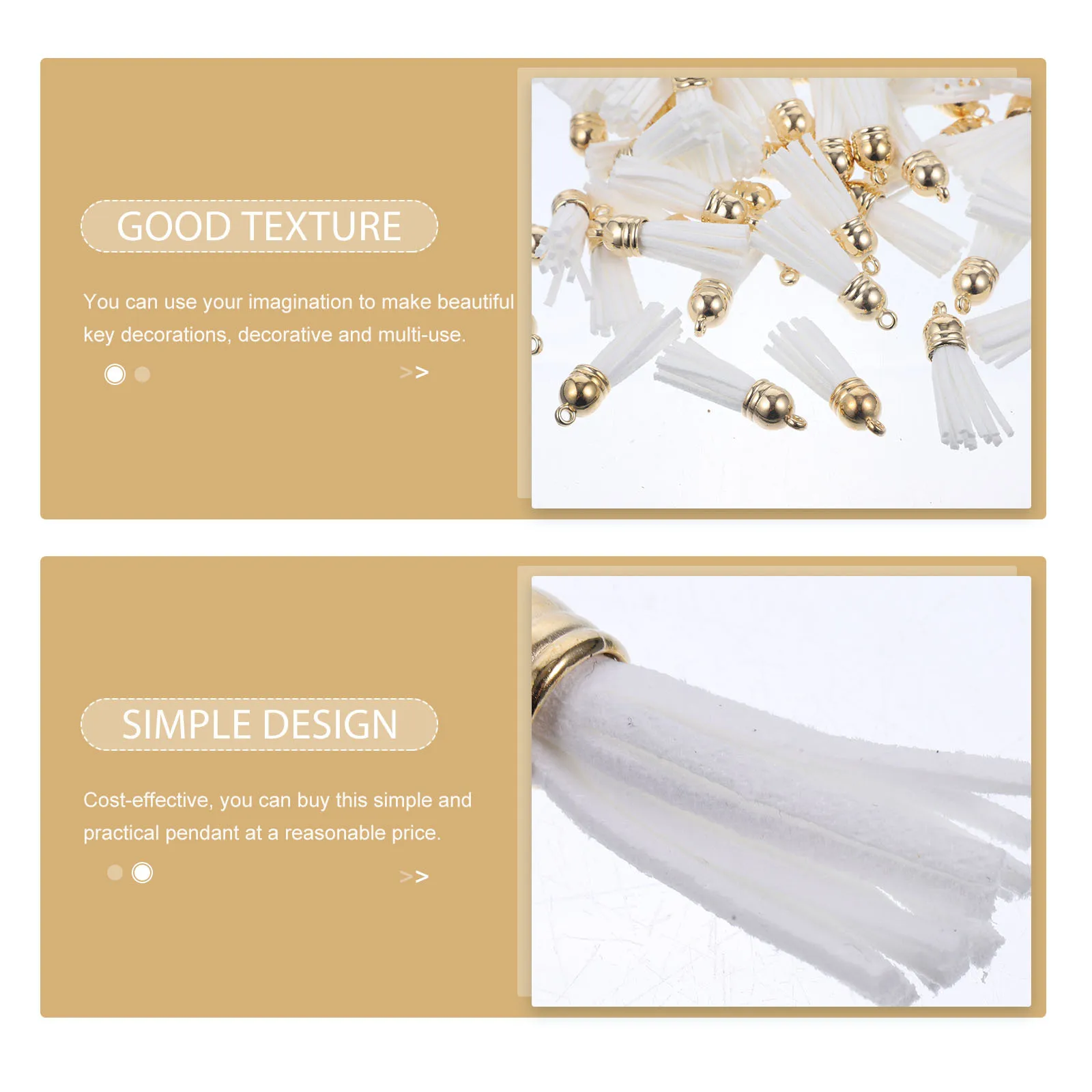 100 قطعة شرابات قلادة المفاتيح سحر حقيبة يد القرط شرابات دائم DIY بها بنفسك الحرفية صنع شرابة