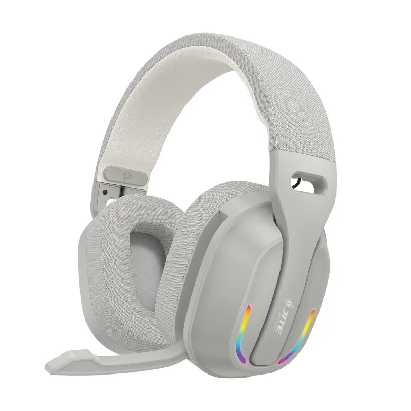 Over Ear Wireless Headphones RGB Gaming Headset Bluetooth 5.4  providing an immersive audio experience for PC/PS4/PS5. Long-last view 6
