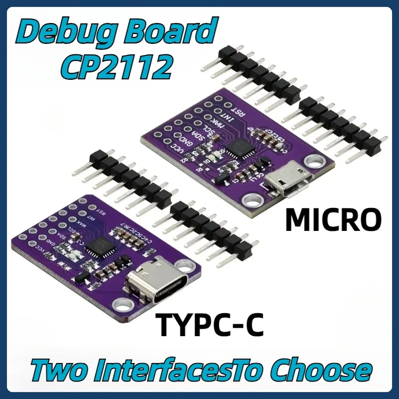 CP2112 Debug Board TPYC-C MICRO-USB Interface USB To I2C Communication Module for Arduino