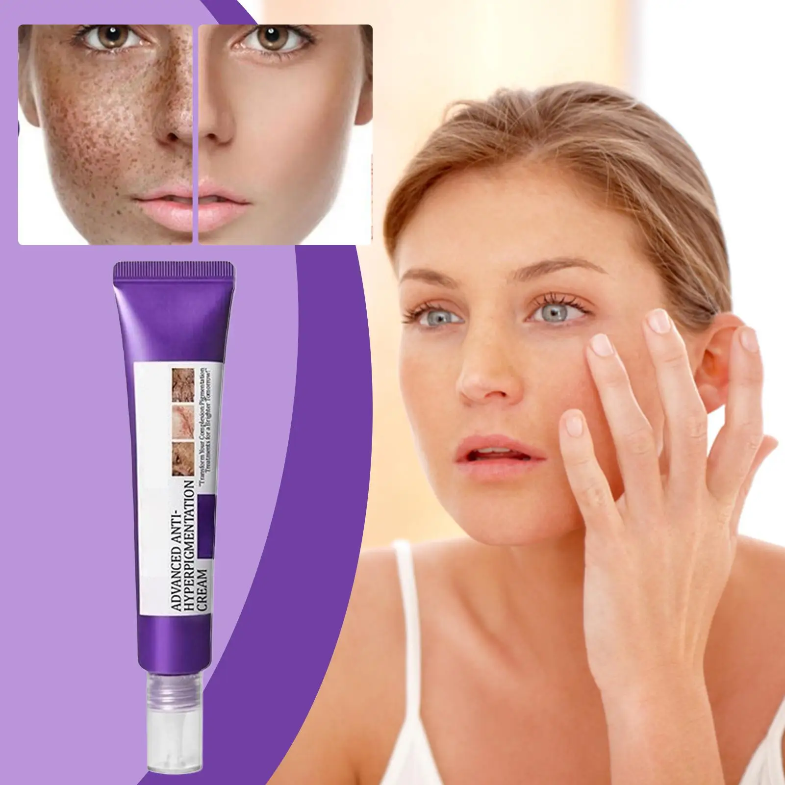 Crema para imperfecciones, Corrector de tono de piel, ungüento hidratante no graso de 20g para mujeres, piel madura seca sensible, rutina matutinosa