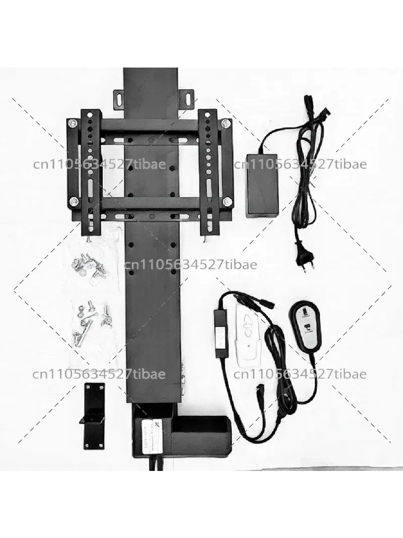 NEW TV lift stand 110-240V AC input 500/700/800mm stroke TV mounts for 40-60 inches TV with remote +controller+mounting parts