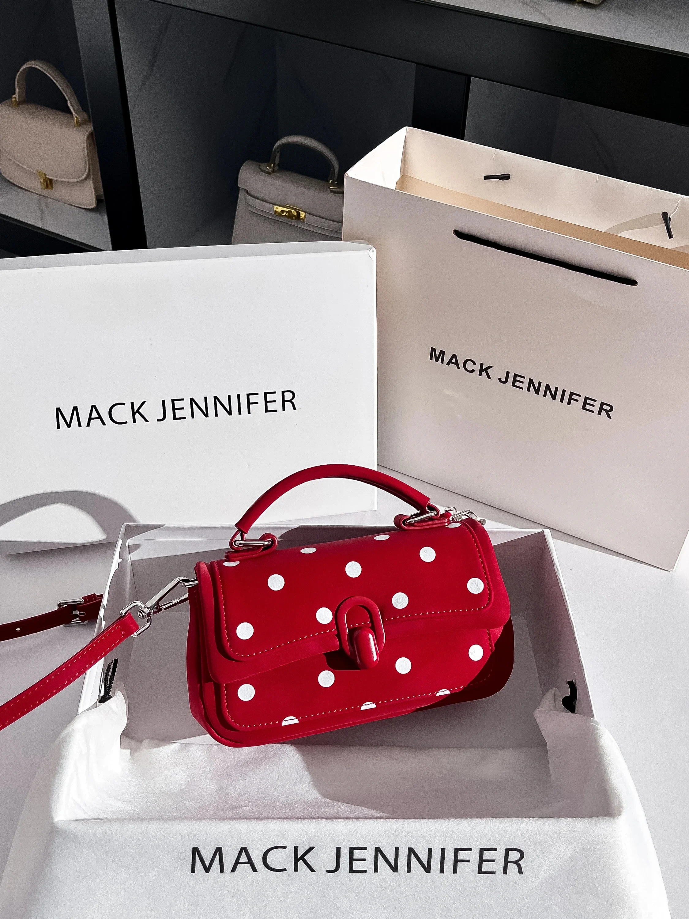 bolso-pequeno-cuadrado-de-moda-chic-con-puntos-rojos-mack-jennifer-bolso-de-mano-para-mujer-bolso-bandolera-bolso-de-mano