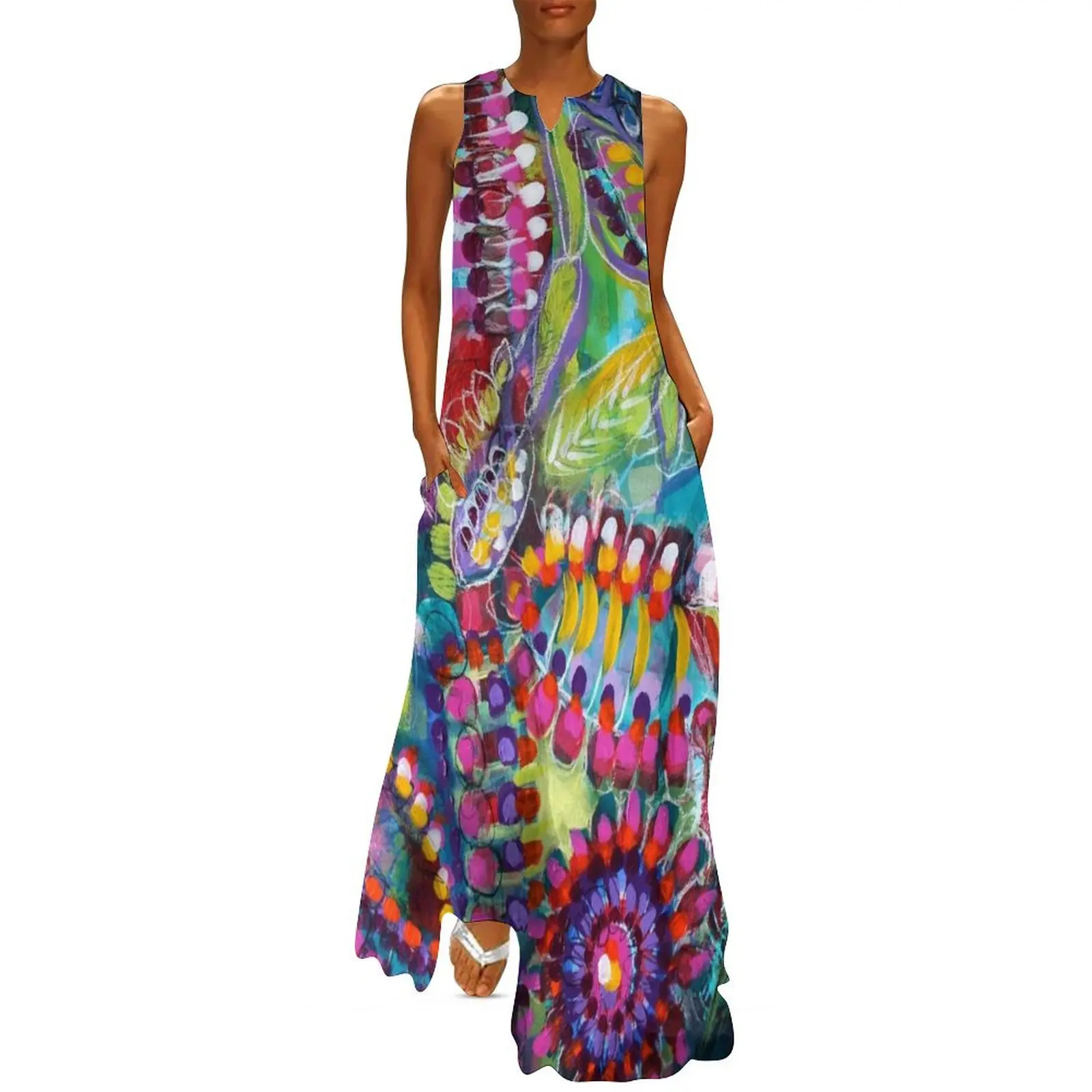 Chimere serie in the garden Long Dress dresses for women Women long dress