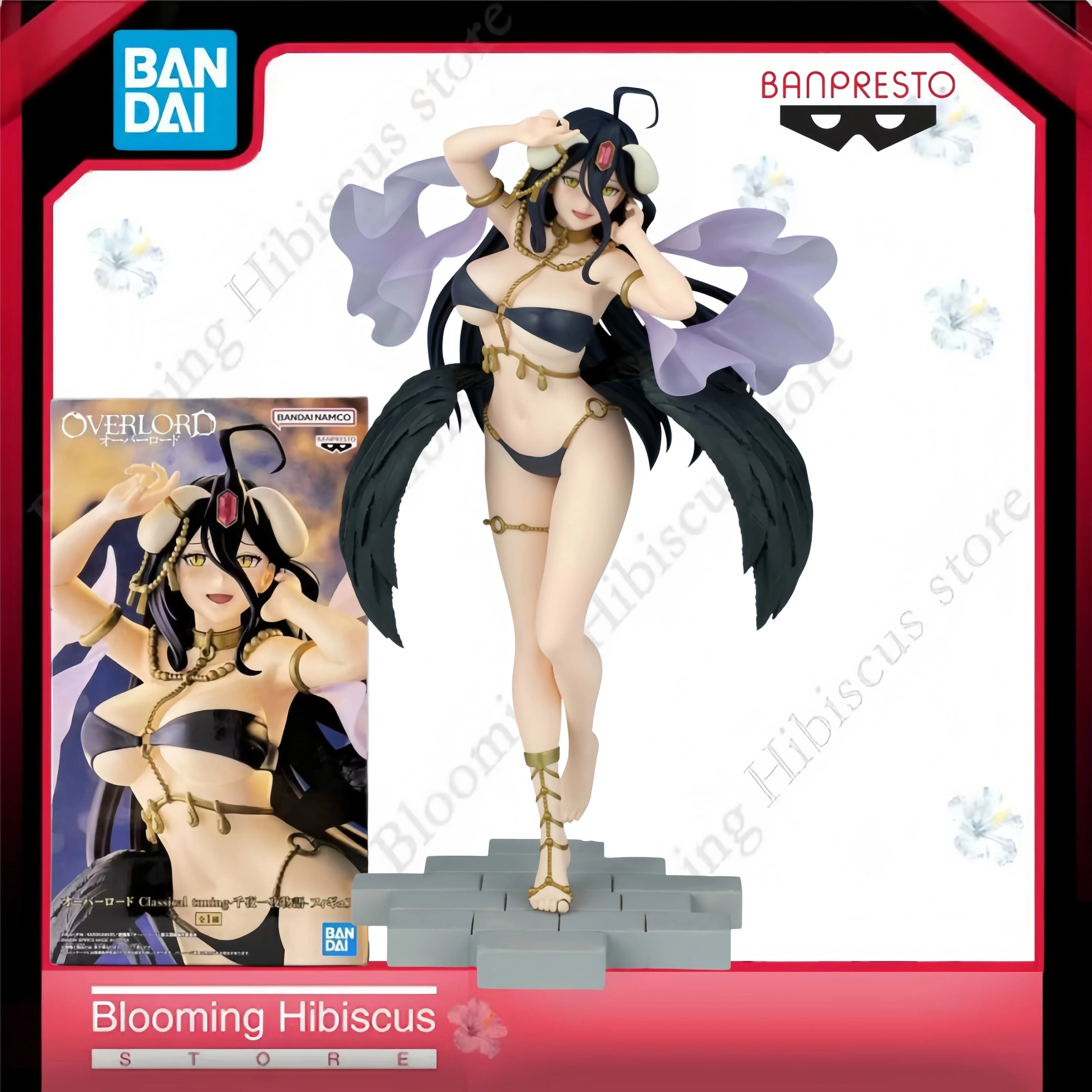 

21cm Bandai BANPRESTO Albedo Classical Tuning - Arabian Nights Dancer Figure Original OVERLORD Anime Prize Figure Model In Stock