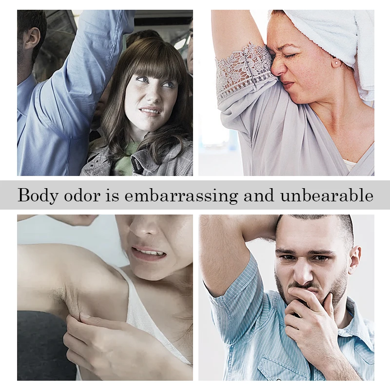 1Pcs Underarm Skin Odor Cream Advanced Underarm Odor Eliminator Neutralizes Sweat Destroys Bacteria Fresh Herbal Protection G105