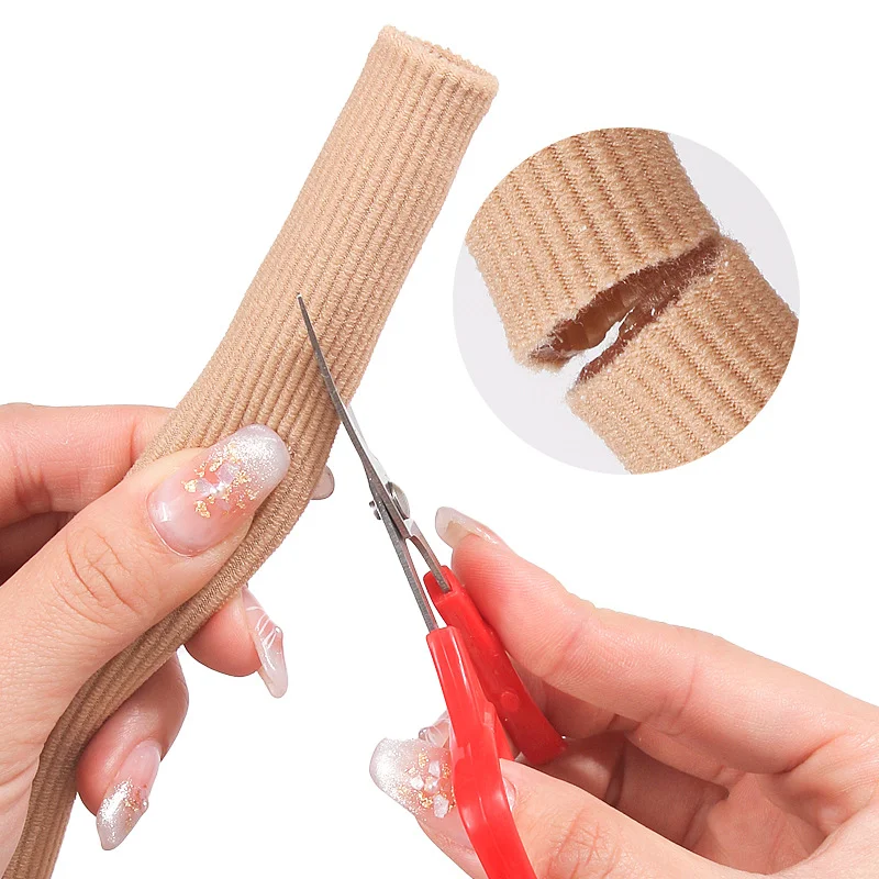 Correcteur de doigts pieds correcteur semelles tissu Gel Silicone Tube oignon orteils séparateur de doigts séparateur protecteur 2/1 pièce