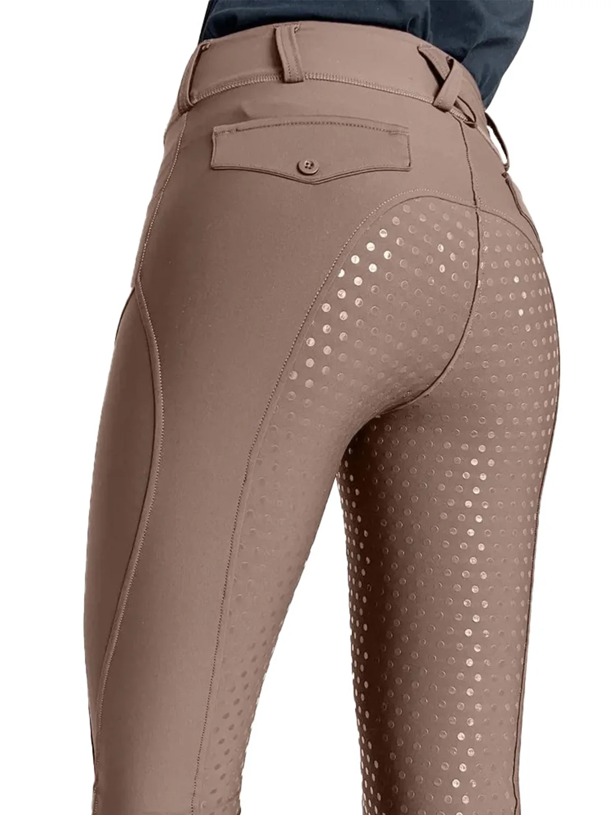 Equestrian Pants For Men Women High Waisted Elastic Riding Pants Solid Color Comfortable Outdoor Riding Clothes 2025 New Style