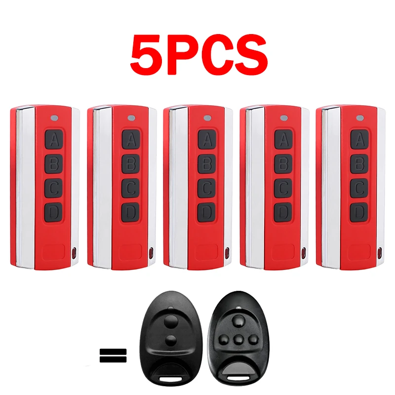 

5PCS SPACE SP2 SP4 Garage Door Remote Control Commands 433.92MHz Gate Remote Control / Control for Electric Gate