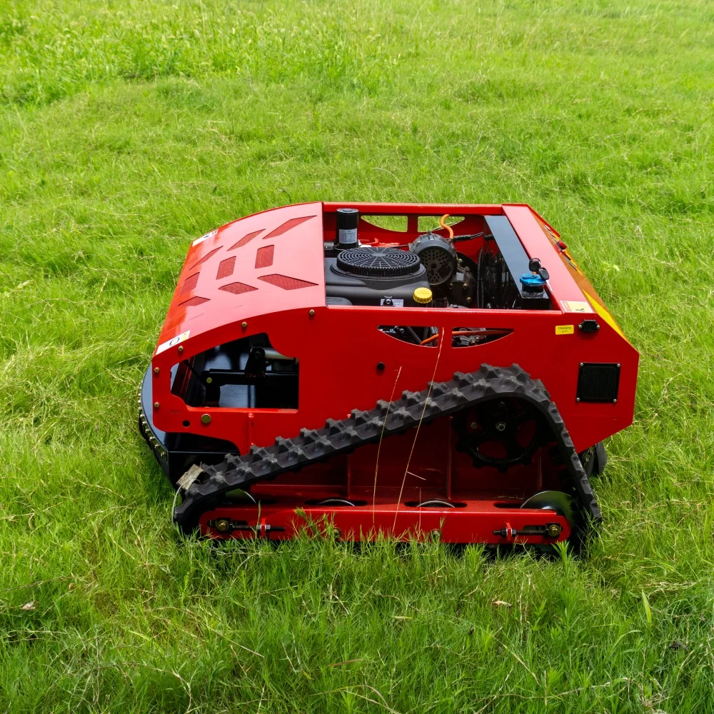 Zero Turn Remote Control Lawn Mower Customized Low Emission Intelligent 4-Stroke Gress Cutting Machine Gasoline Flail Lawn Mover 