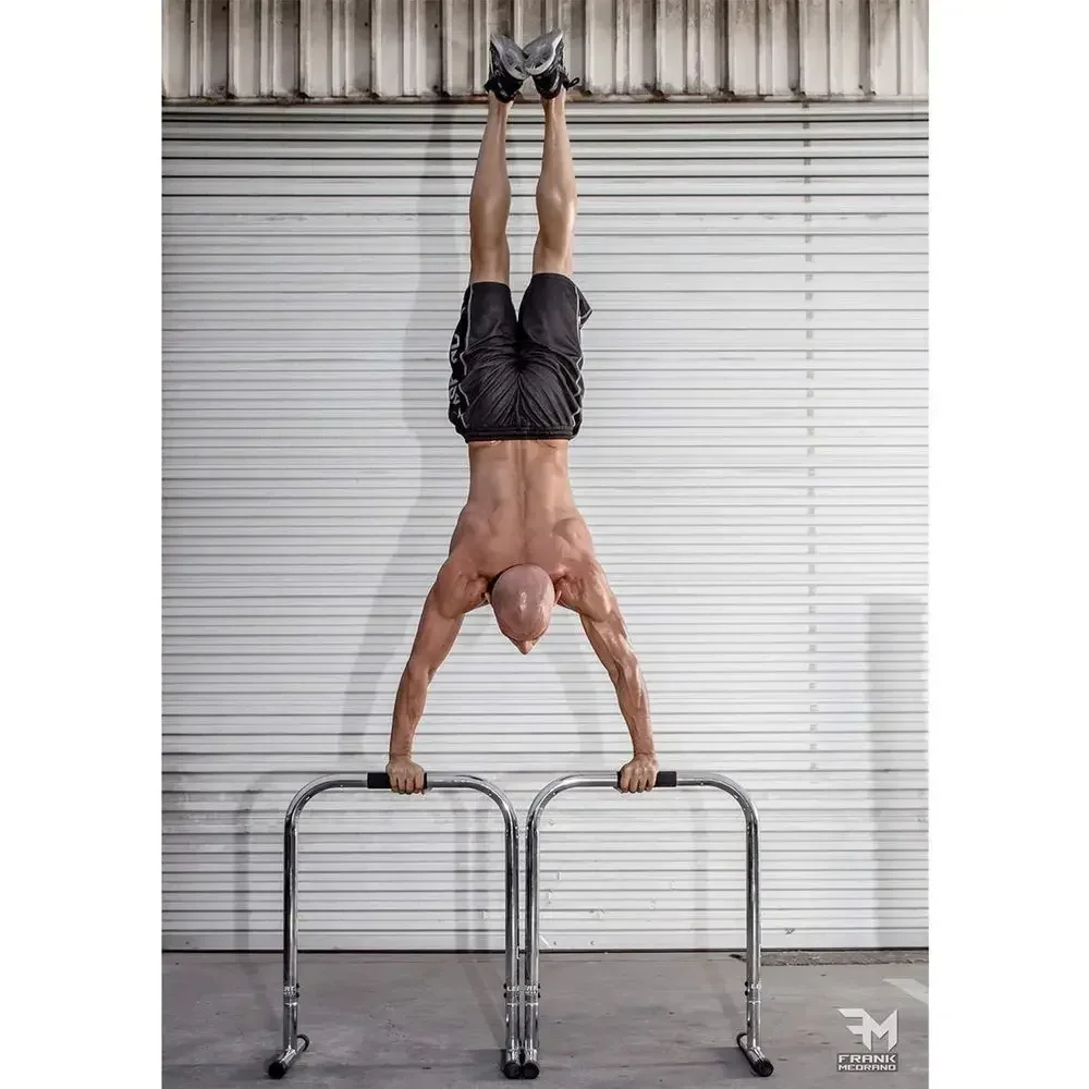 Total Body Strengthener: Pull Up Bar with Dipping Station, XL Size, Workout Guide Included