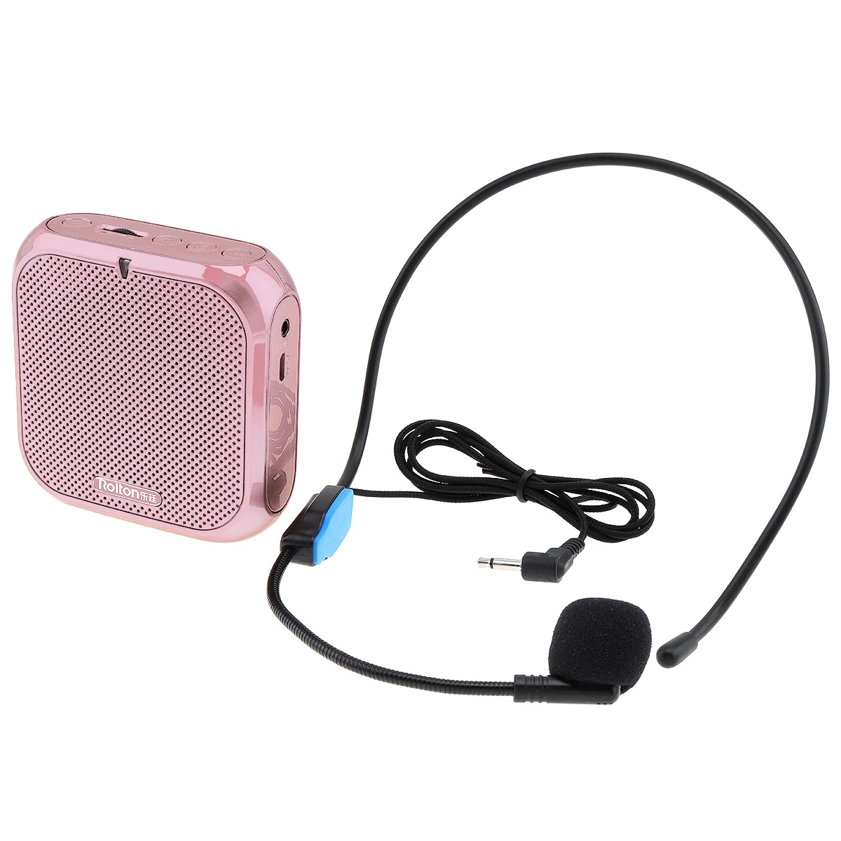 Rolton Mini Original Sound Megaphone Portable Voice Amplifier Waist Band Clip Loudspeaker Support USB FMRadio TF MP3 Player 133g