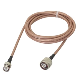 RG400 Double Shielded N Male Plug to BNC Male Plug RF Coaxial Connector Pigtail Jumper  FJP-640Cable New 6inch~30M