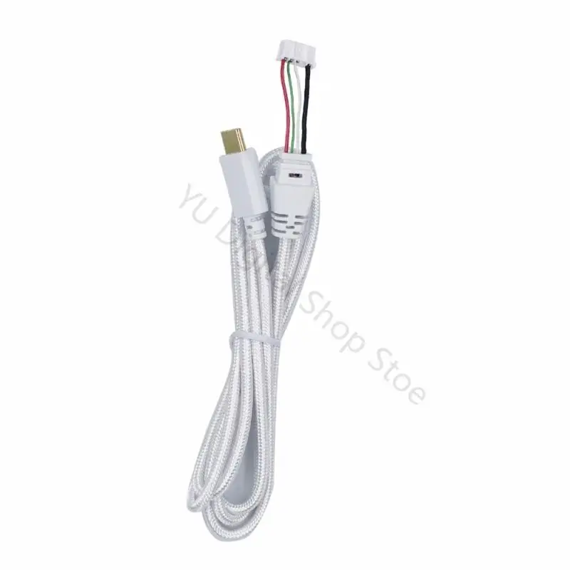 96BA Kopfhörer-Reparaturkabel mit USB-Typ-C-Ende und offener Drahtspitze, geflochtenes Kabel für Anrufbehebungen Desktop – Detail 2