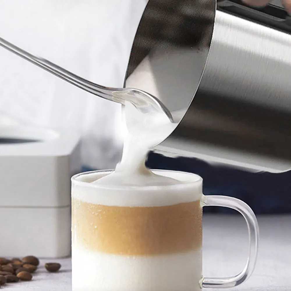 

Автоматическая машина для вспенивания кофе, бытовая машина для вспенивания молока с электрическим подогревом из нержавеющей стали