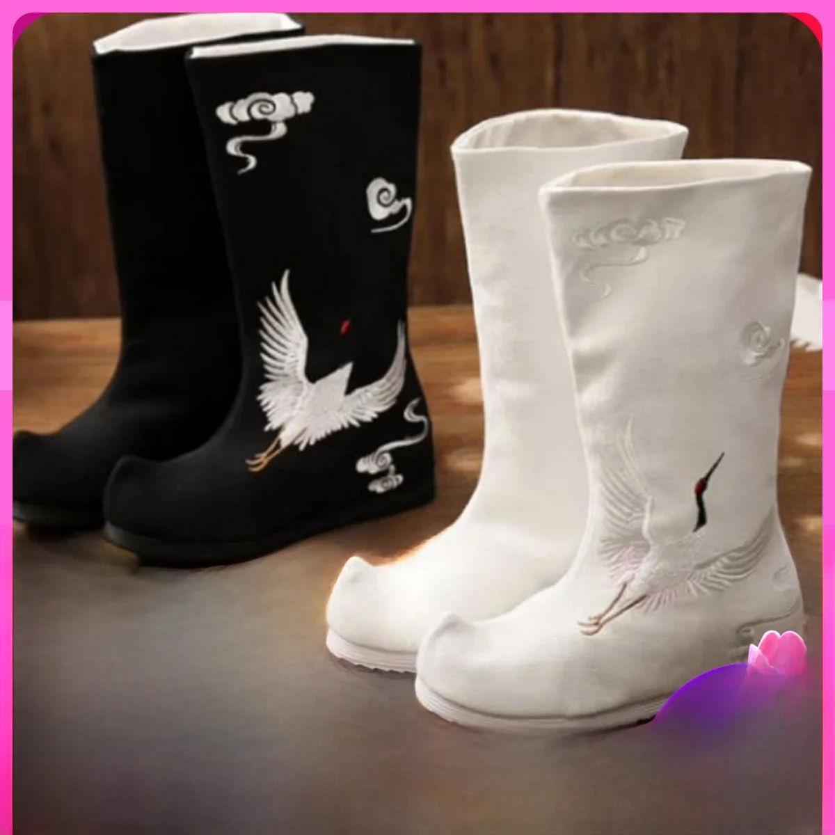 

Ancient Chinese Sle Performance Boots Opera Fem M Children's Traditional Cloth Boots Han oes Drama Costume Guard Of...