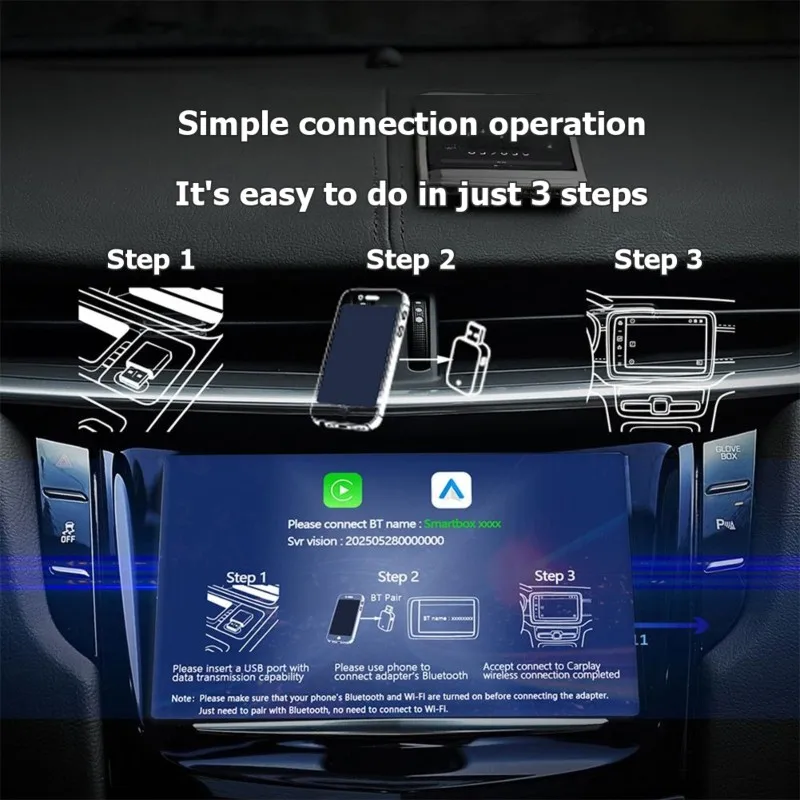 

НОВИНКА: Беспроводной адаптер Carplay Android Auto 2-в-1 AI Smart Box для автомобилей с проводным Carplay