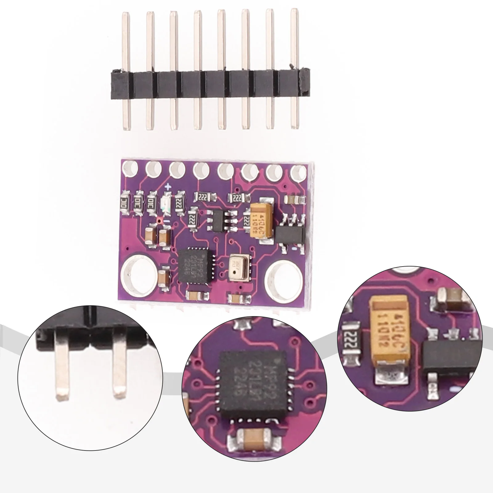 Gy-91 MPU9250+BMP280 10DOF Accelerometer Gyroscope For Compass Sensor Module Supports Power Supply Ranging From 3V To 5V Tools