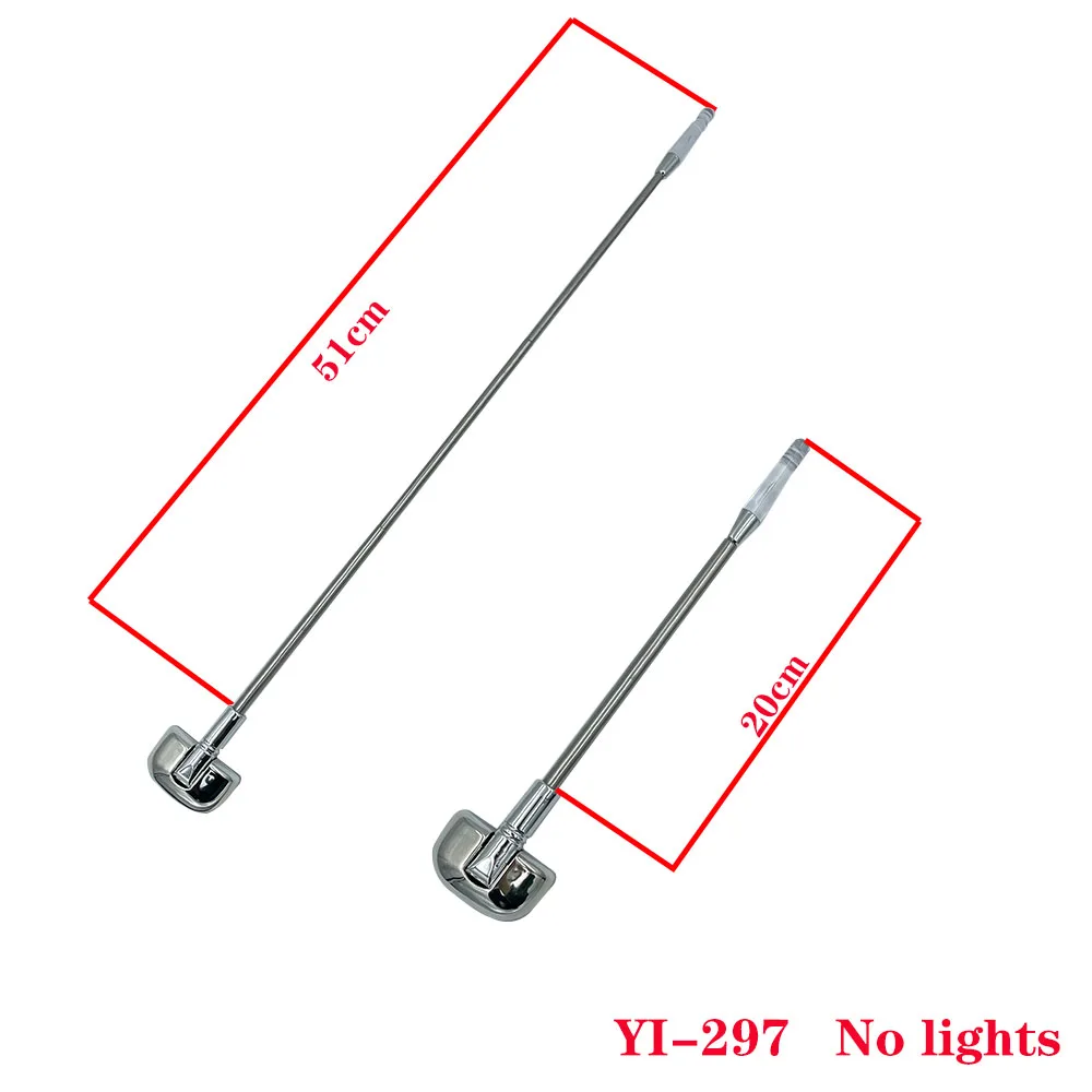 Car Antenna With Lamp Anti-collisio Lndicator Light Telescopic Design Install Anywhere on the Body