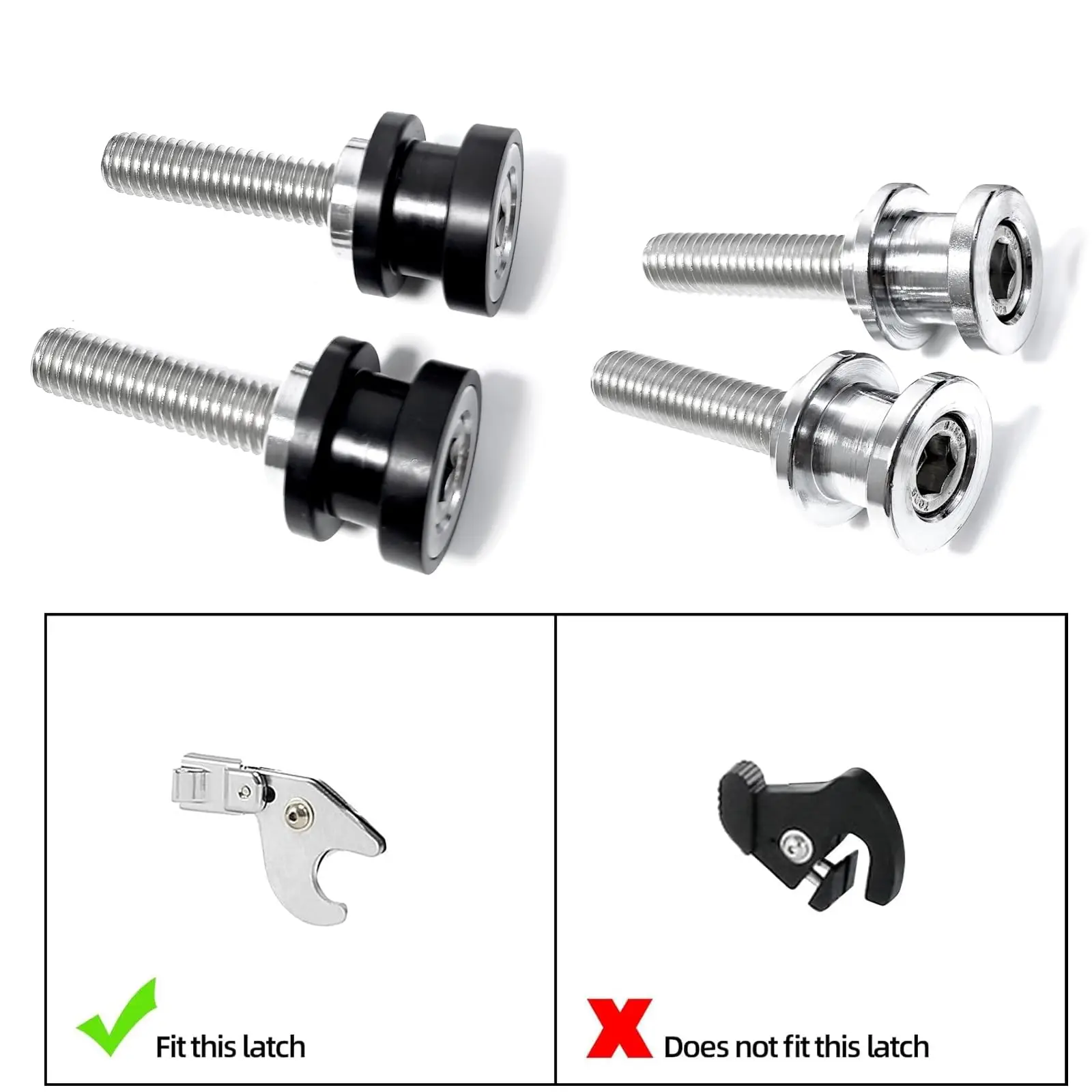 Sissy Bar Docking Hardware Kits Mount Bolts for Harley 2018-2026 Fat Boy 114 FXFBS Street Bob 114 FXBBS Low Rider ST FXLRST view 2