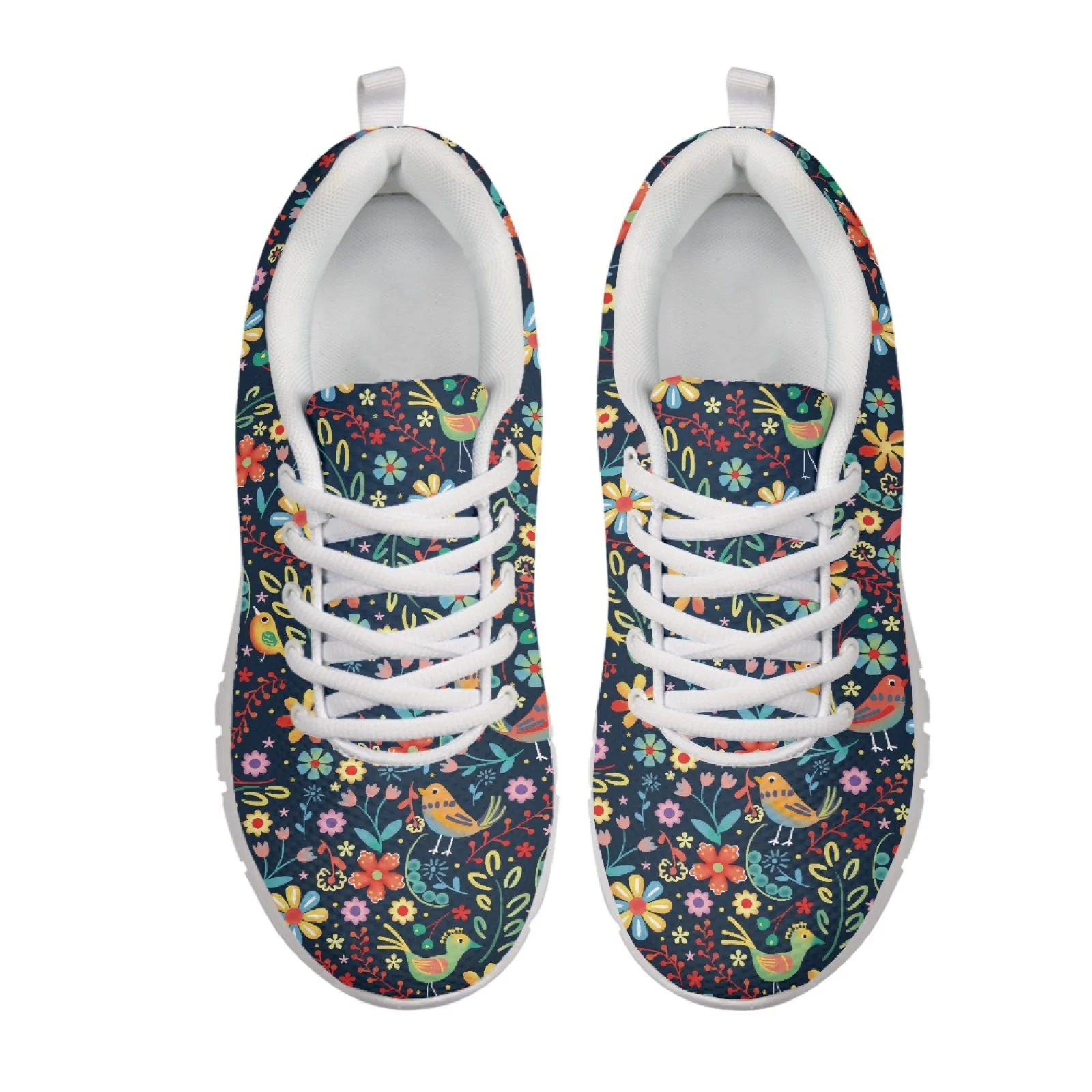 Coloranimal Dinosaur Mesh & EVA Sole Mens Lace Up Athletic Trainers Breathable Sports Tennis Shoes for Women New Design