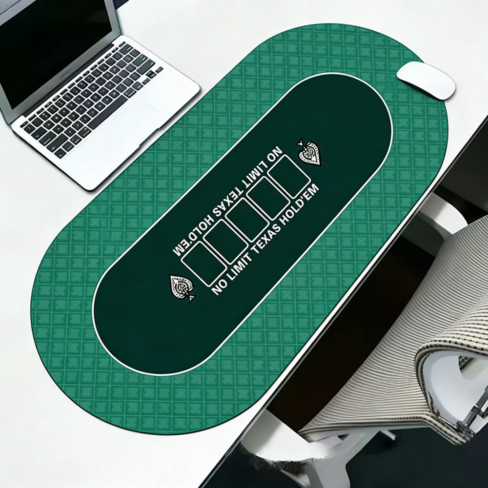 

Большой коврик для мыши XXL с резиновым основанием в стиле Техасского Холдема, прочный, противоскользящий, для игр, аксессуар для ПК, коврик для клавиатуры и мыши