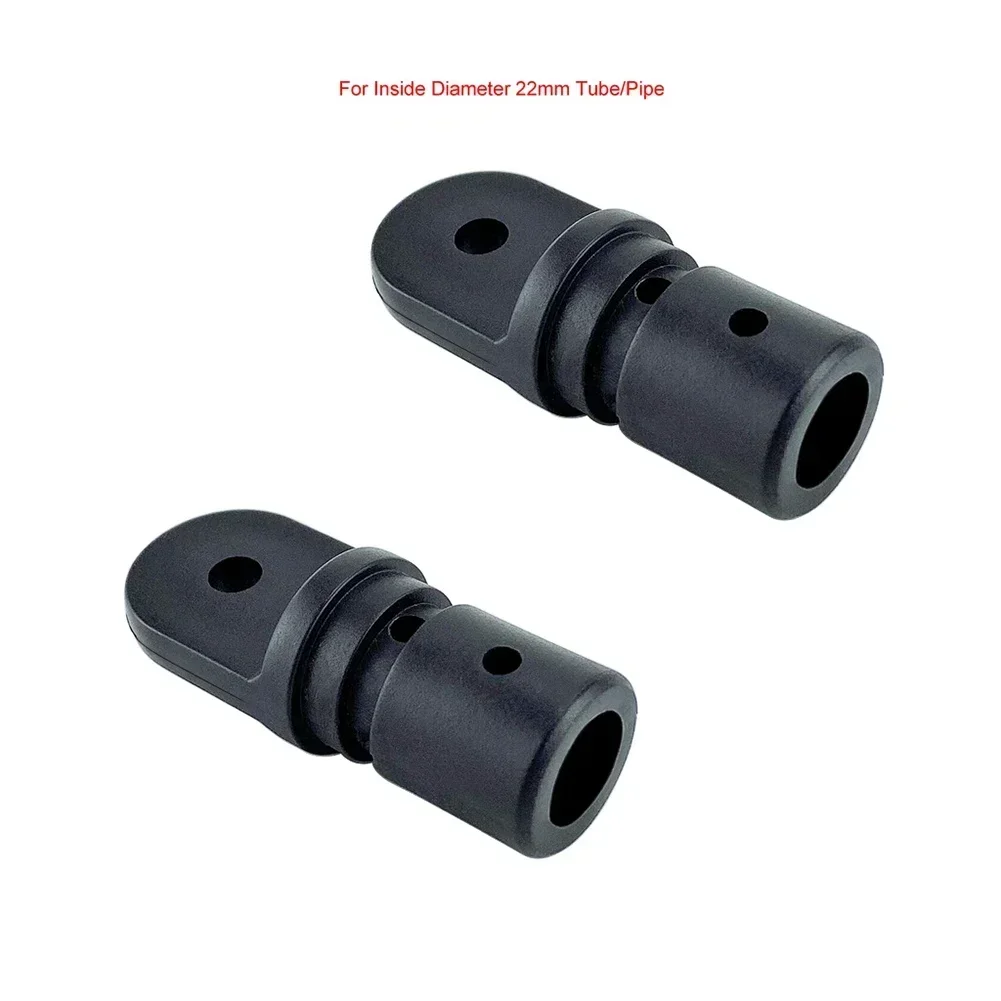 2pcs Car Boat Bimini Top Insert Tube Eye End Nylon Boat Inside Eye End Top Fitting Hardware Accessories