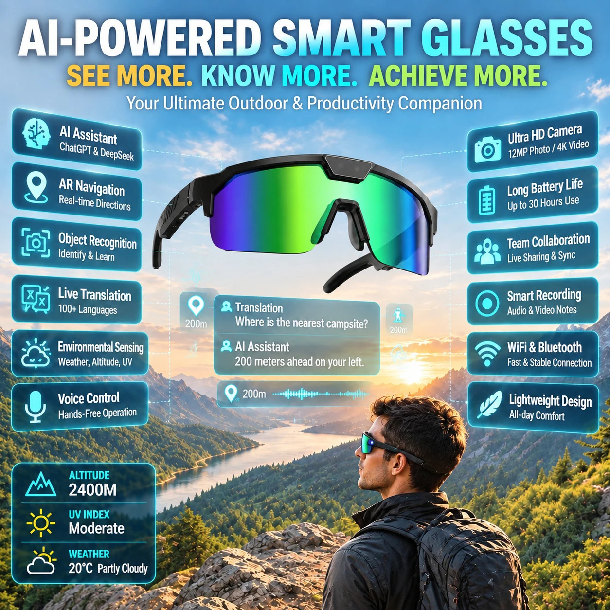 2026 Nieuwe Smart Bril Vertali - Photography Translate recensie en prijs