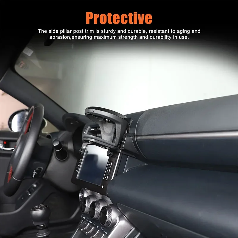 

For Toyota 86 for Subaru Brz 2022-2025 ABS Black Car Central Air Outlet Cup Holder Storage Rack Interior Car Accessories