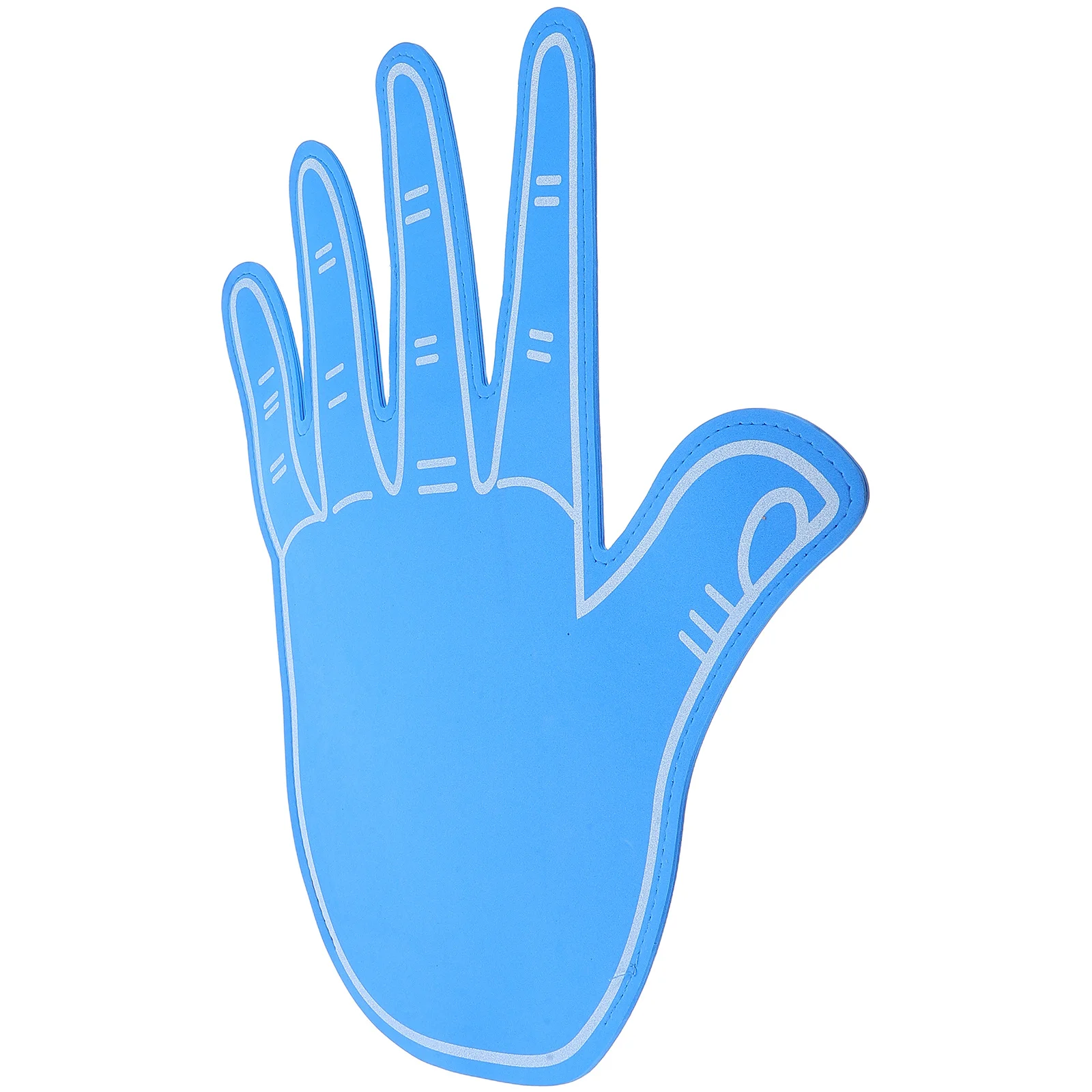 Giant Pink Foam Hand Five Finger Cheerleading Foam Fan Finger for School Celebration Sports Events Games Cheerleading Hand Prop