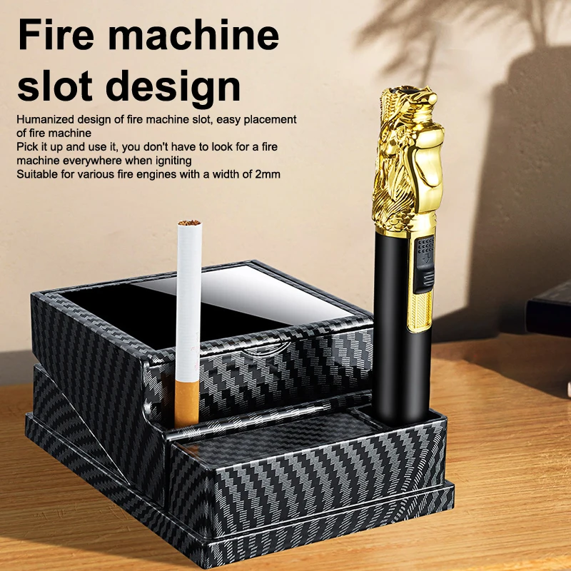 1PCS Auto Eject Cigarette Case 40 Capacity Cigarette Dispenser Box Portable Metal Holder For Car Home Use 129x98x55mm