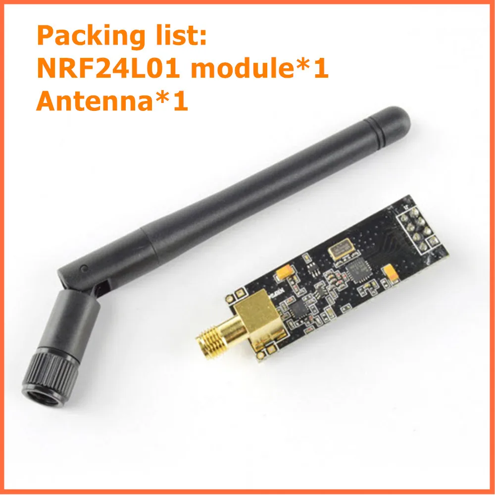 جهاز إرسال واستقبال الترددات اللاسلكية 2.4G وحدة لاسلكية NRF24L01 + PA + LNA 1100 متر لمسافات طويلة مع هوائي #6