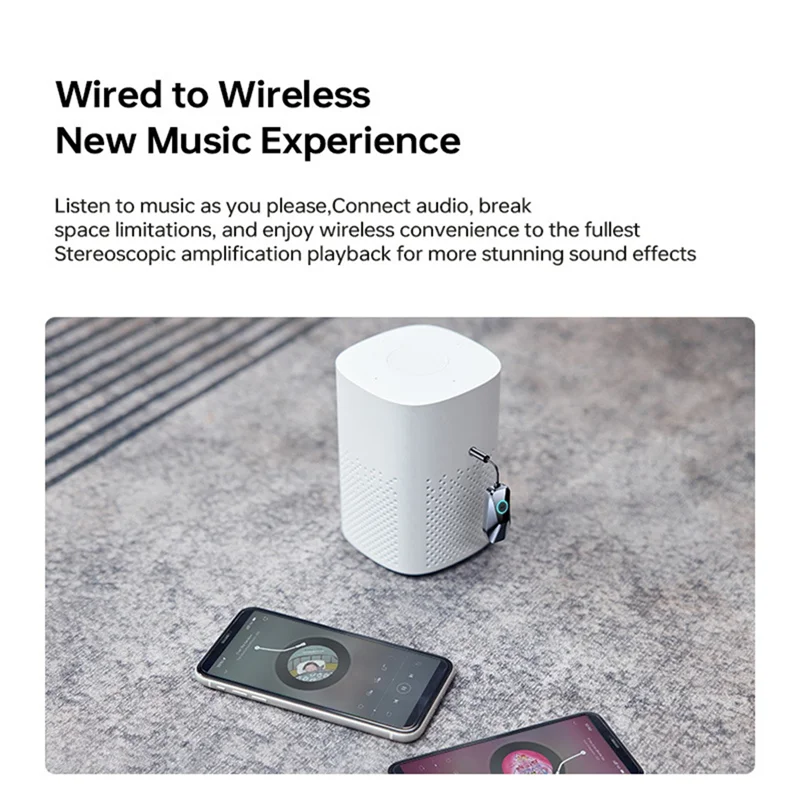 Transmetteur Bluetooth Bluetooth 5.4 stéréo Portable pour avion monté sur véhicule AUX