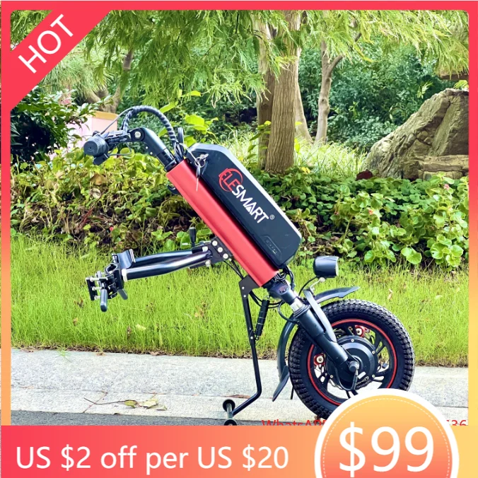 2024  12inch Wheel A5 Energy-efficient Geared Motor 500w Electric   Handcycle With Long Distance