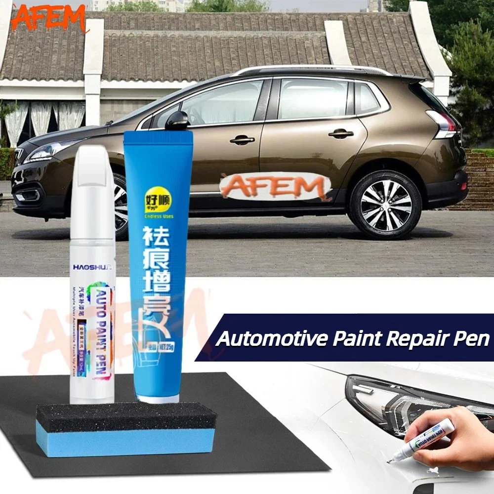 Car Touch Up Paint Pen Scratch Repair Scratch Remover Wax Paint Care For Peugeot 3008 2009-2025 2016 2017 2018 2019 2020 2021