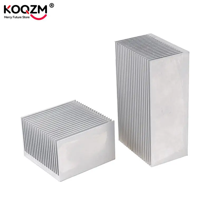 1pc Aluminum Alloy Heatsink Cooling Pad For High Power LED IC Chip Cooler Radiator Heat Sink 60*60*39mm/ 100*60*39mm