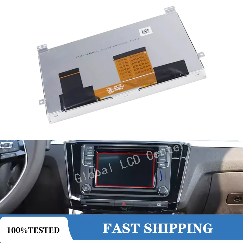 

New 6.5 inch TDO-WVGA0633F00045 TDO-WVGA0633F00039 A2C15166500 LCD With Touch Screen For VW MIB 2 200 680 682 STD2 ZR Car Radio