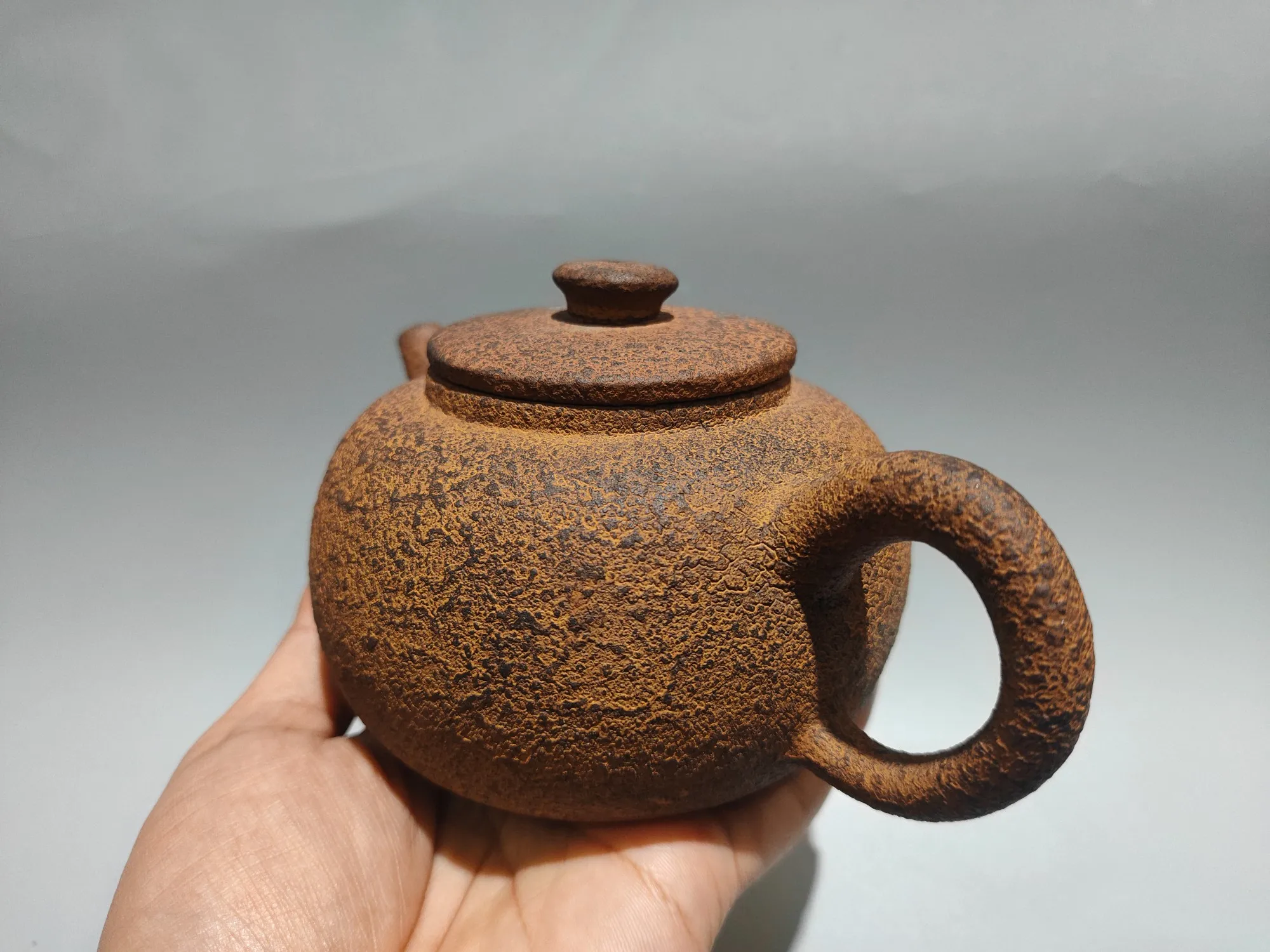 Purple Clay Pot Iron sand pot Rust textured pot Kettle Teapot Pot Tea Tea Charm
